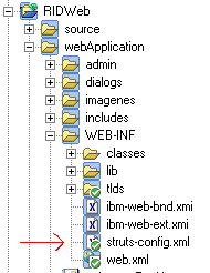 Aplicacin\webApplication\WEB-INF\struts-config.xml