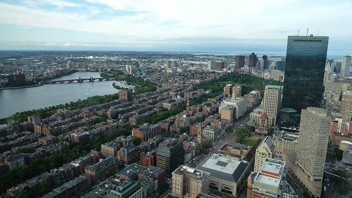 Panormica desde el Prudential Tower