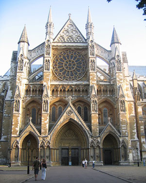 Foto de la Abadía de Westminster entrada Norte