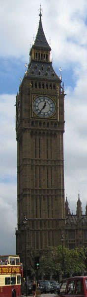Foto del Big Ben (Reloj del paralacio de Westminster)