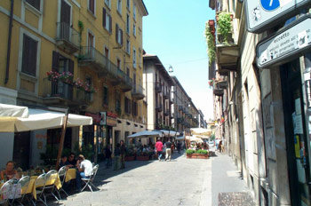 Zona de Brera de Milán