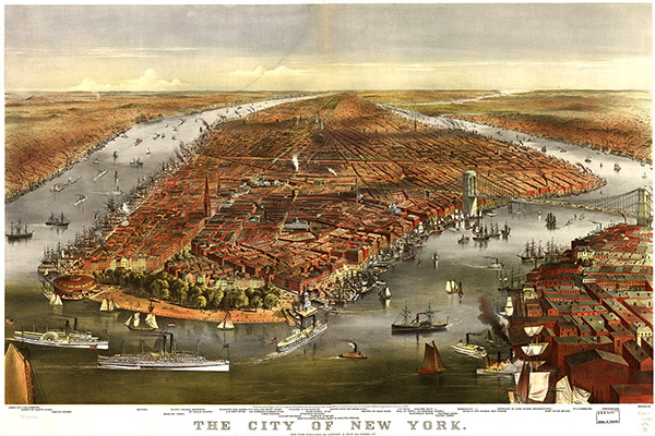 Nueva York en los aos 1870s