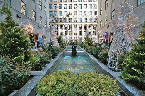 Foto Channel Gardens del Rockefeller Center