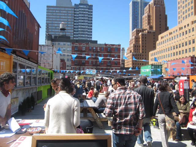 Foto del mercado Dekalb Market de Nueva York Foto del mercado Dekalb Market de Nueva York