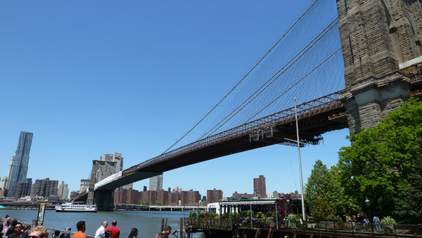 Foto del puente de Brookling con Manhattan de fondo