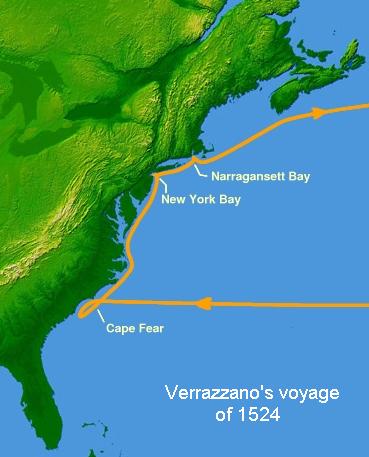 Viaje de Giovanni da Verrazano Viaje de Giovanni da Verrazano