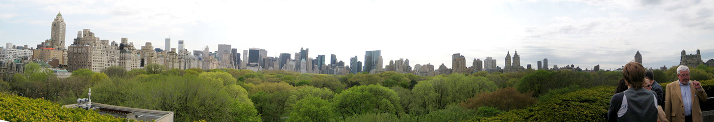Panormica desde el tejado del Museo Metropolitan de Nueva York (MET)