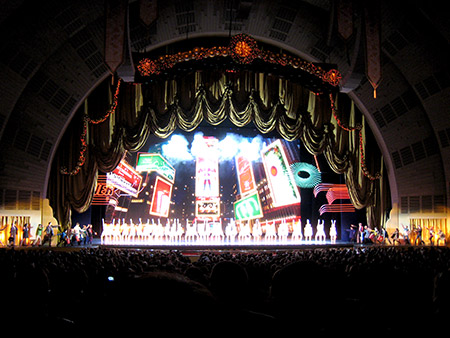Foto del escenario Radio City Music Hall de Nueva York