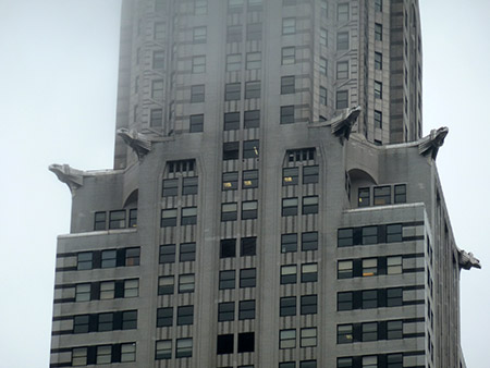 Detalles de las grgolas del Edificio Chrysler