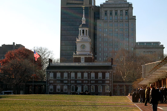 Independence Hall o tambin conocido como Casa del Estado de Pensilvania (Pennsylvania State House) en Philadelphia