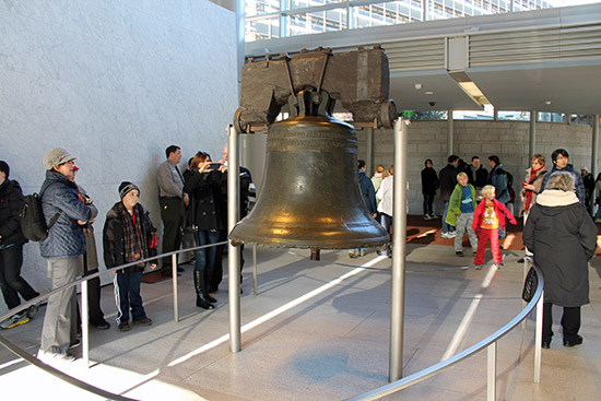 Campana de la libertad de Estados Unidos en Philadelphia