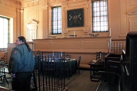 Cámara del Poder Judicial del Independence Hall o también conocido como Casa del Estado de Pensilvania (Pennsylvania State House) Cámara del Poder Judicial del Independence Hall o también conocido como Casa del Estado de Pensilvania (Pennsylvania State House)
