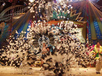 Foto de un Traje tpico de las fiestas de Carnaval de Santa Cruz de Tenerife
