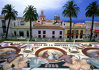 Alfombra de Flores de la Orotava - Fiesta del Corpus