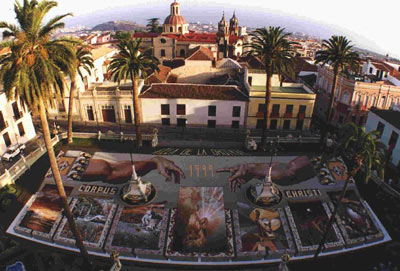 Alfombra de Flores de la Orotava - Fiesta del Corpus