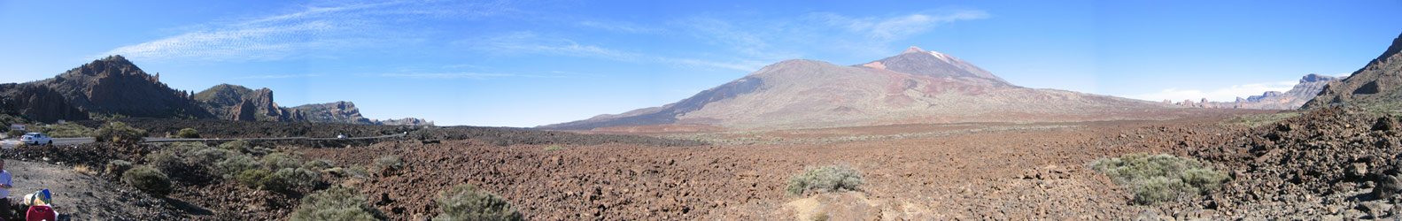 Panormica del Parque Nacional del Teide