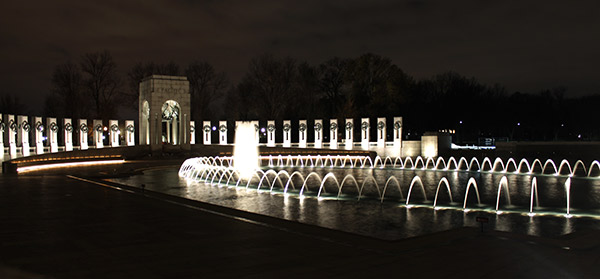 Monumento conmemorativo Segunda Guerra Mundial en Washington DC