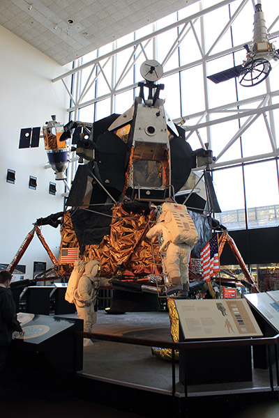 Foto del Mdulo del Apollo 11 en el Museo Nacional del aire y del espacio de Washington DC